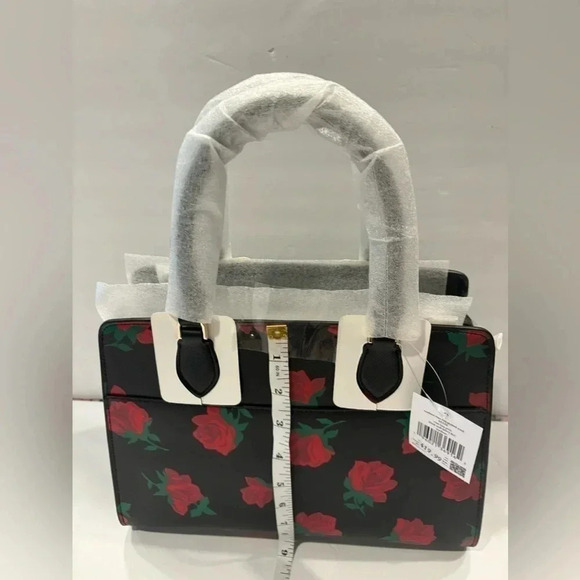 Kate Spade Madison Rose Toss Printed Medium Satchel NWT - Picture 11 of 12
